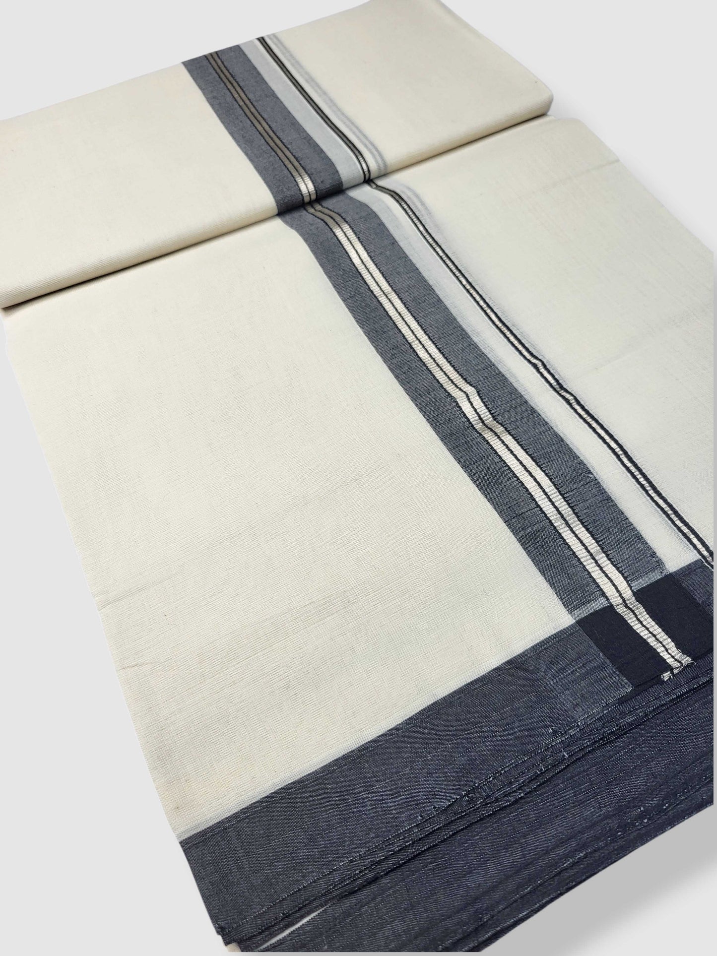 Kerala Balaramapuram Pure Cotton Handloom Mundu/Dhoti