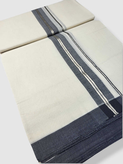 Kerala Balaramapuram Pure Cotton Handloom Mundu/Dhoti