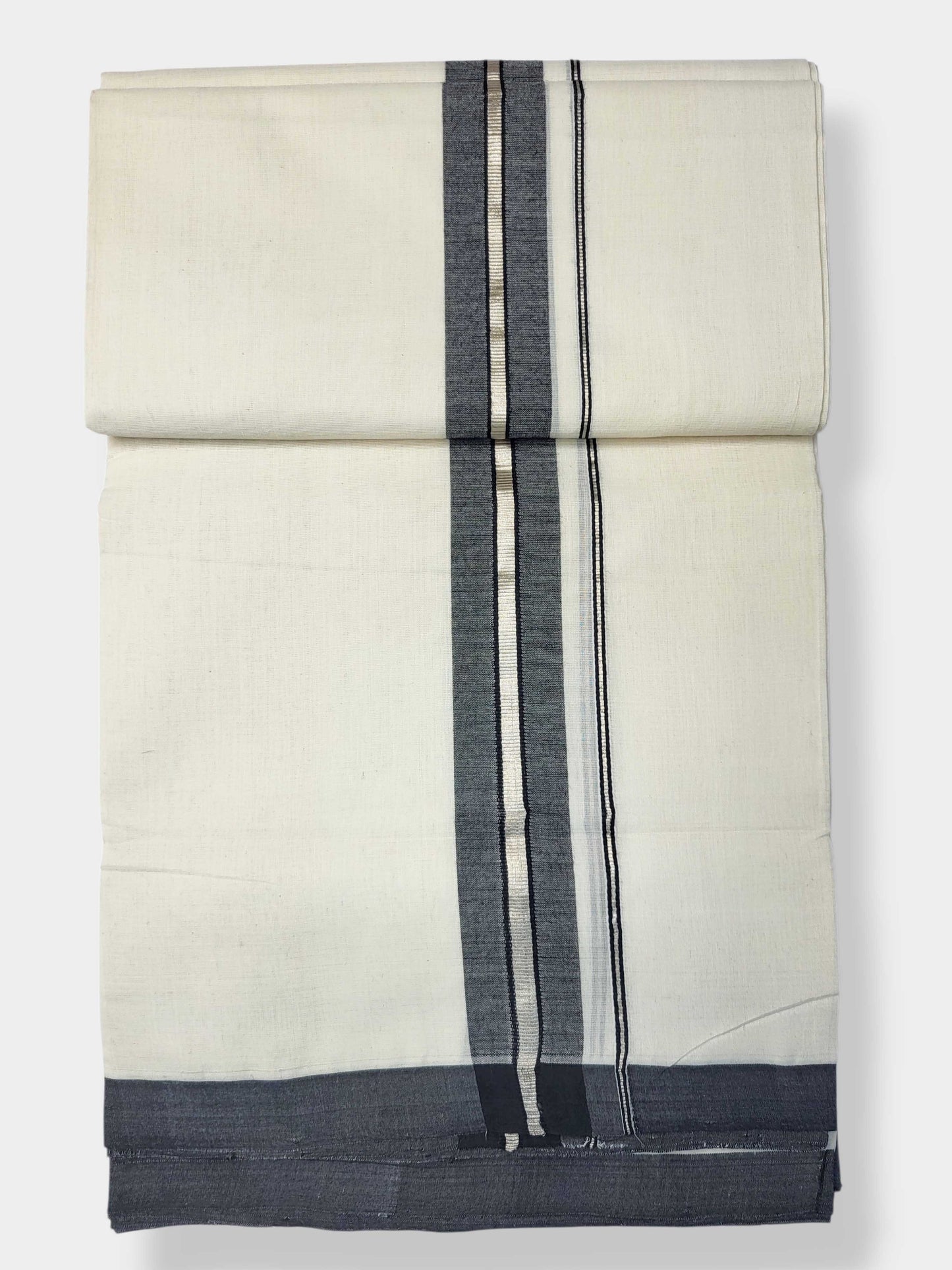Kerala Balaramapuram Pure Cotton Handloom Mundu/Dhoti