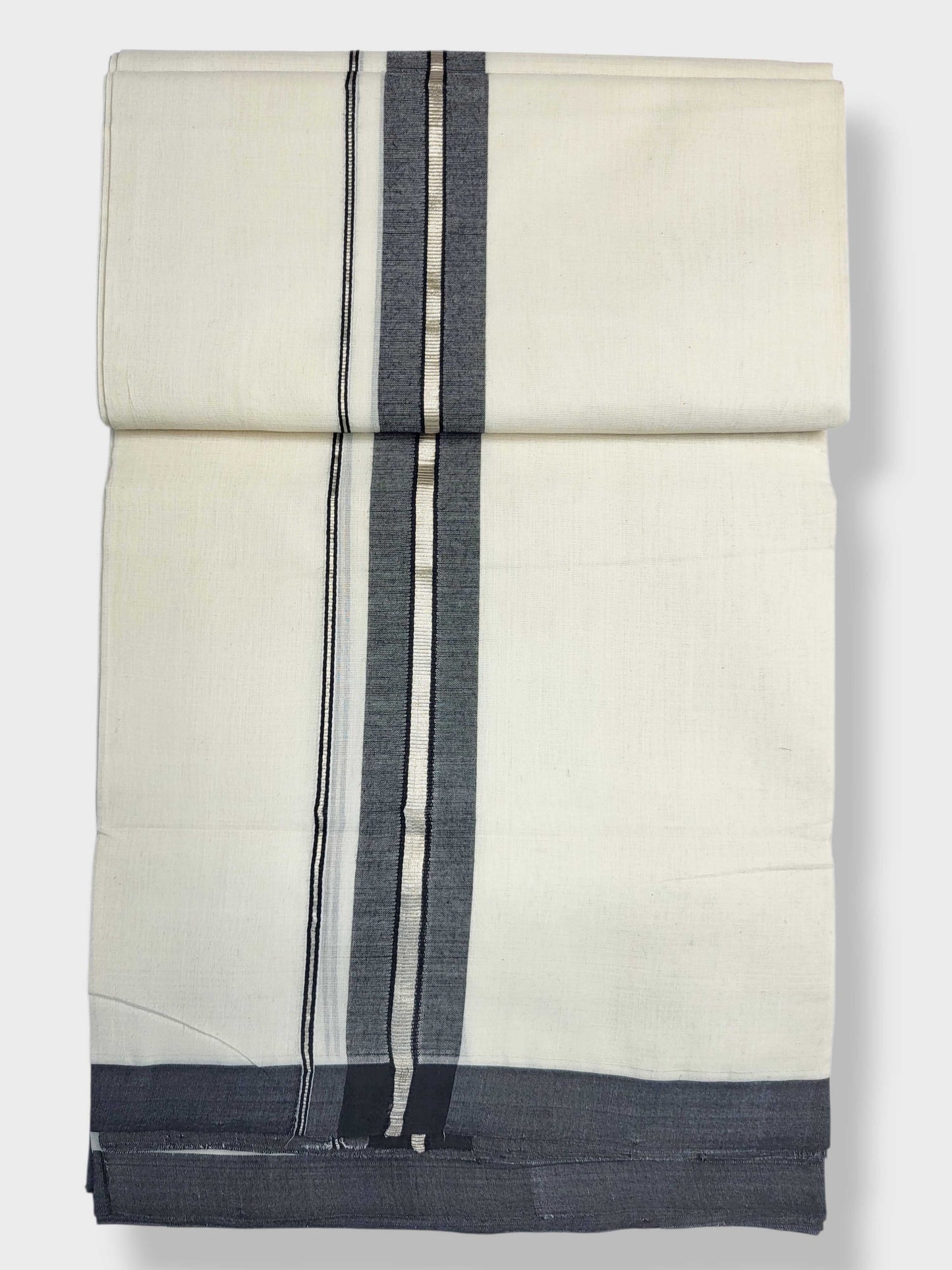 Kerala Balaramapuram Pure Cotton Handloom Mundu/Dhoti