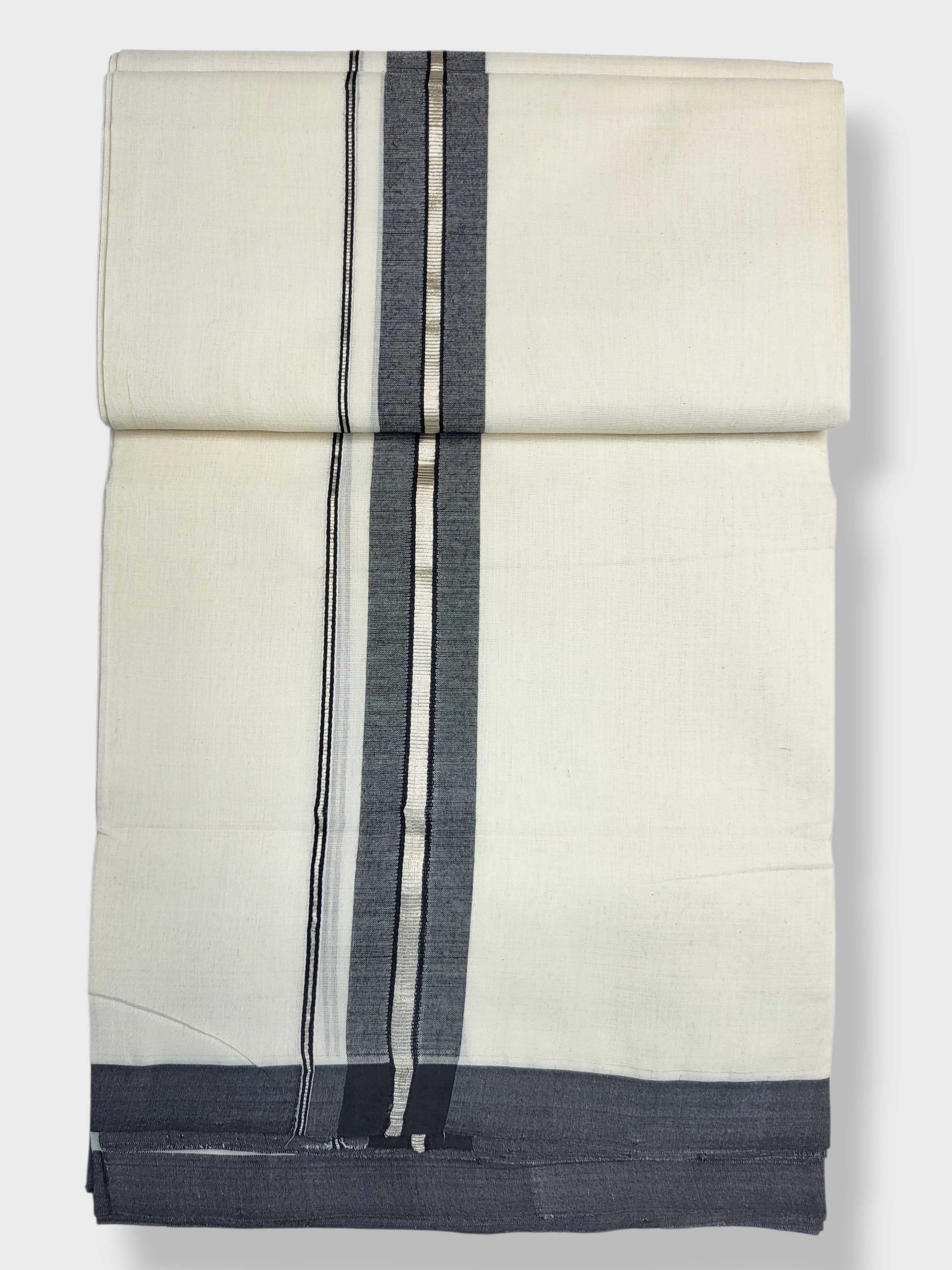 Kerala Balaramapuram Pure Cotton Handloom Mundu/Dhoti