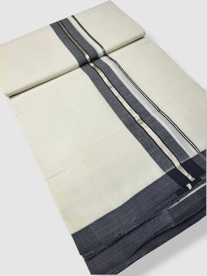 Kerala Balaramapuram Pure Cotton Handloom Mundu/Dhoti