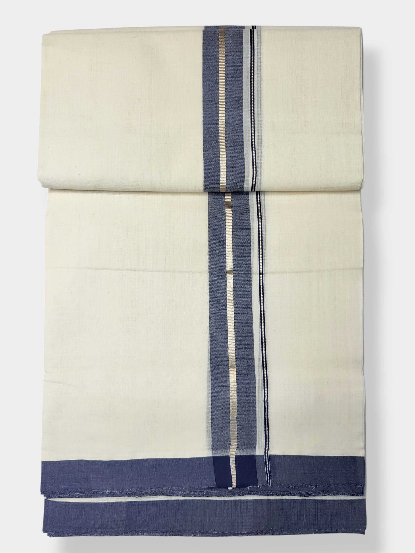 Kerala Balaramapuram Pure Cotton Handloom Mundu/Dhoti