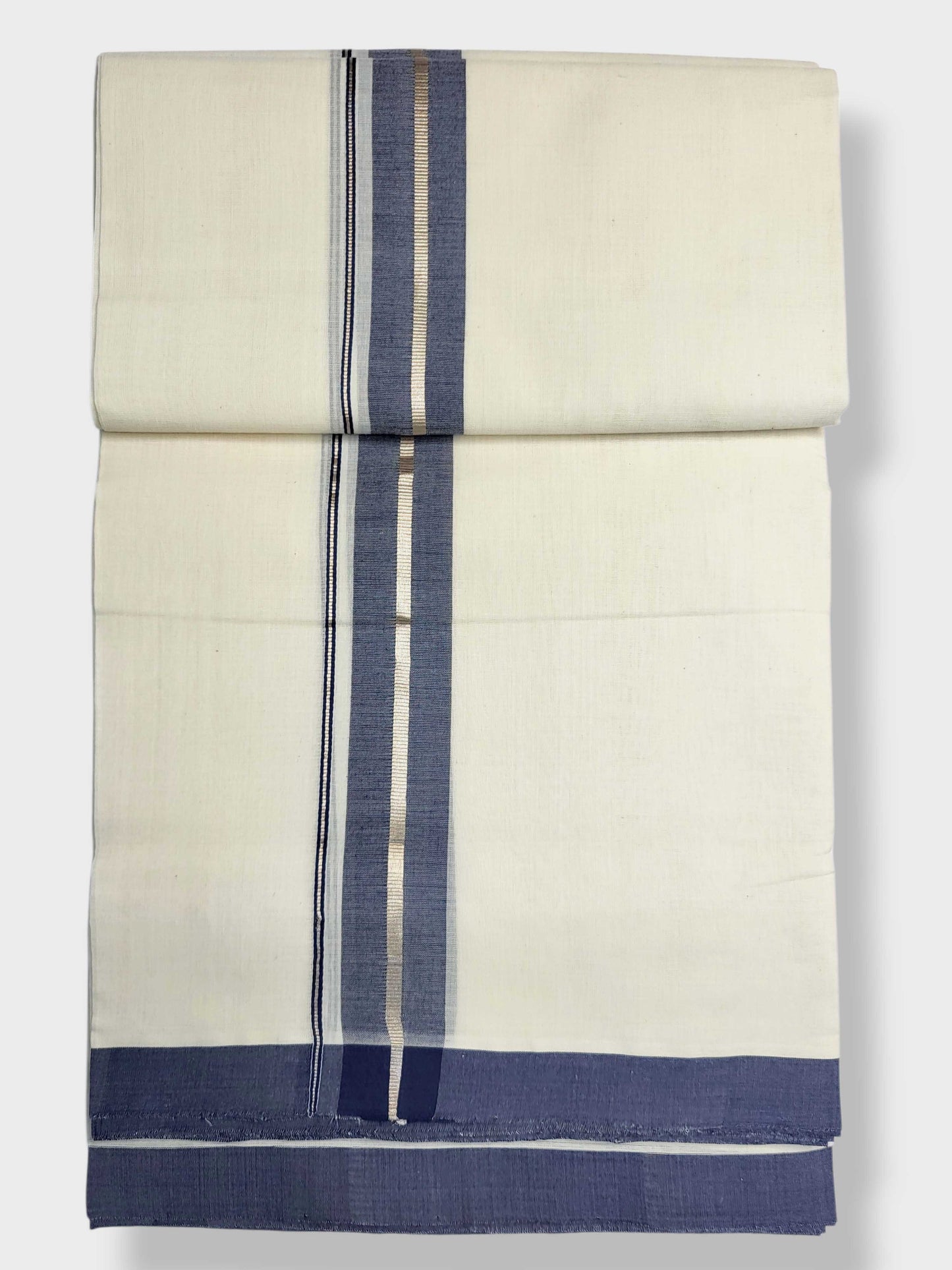 Kerala Balaramapuram Pure Cotton Handloom Mundu/Dhoti