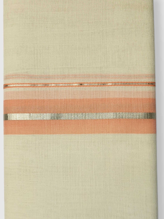 Kerala Balaramapuram Pure Cotton Handloom Mundu/Dhoti