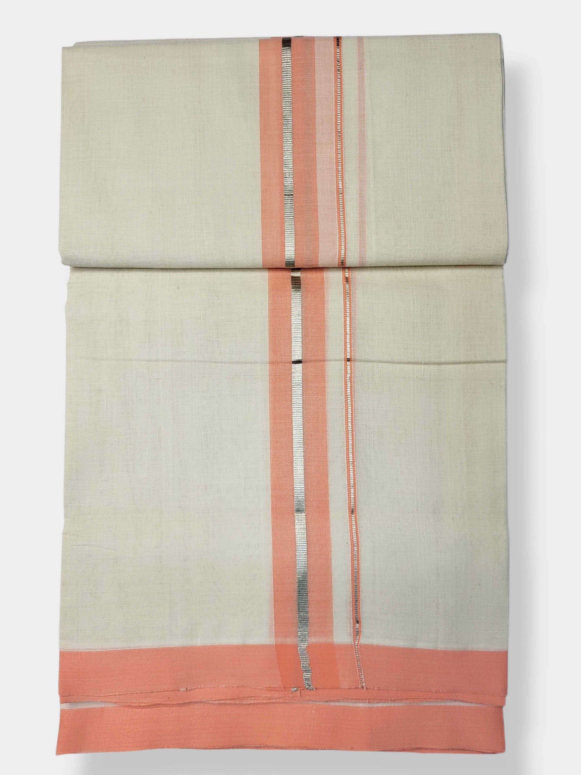 Kerala Balaramapuram Pure Cotton Handloom Mundu/Dhoti