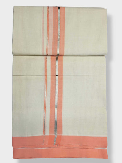 Kerala Balaramapuram Pure Cotton Handloom Mundu/Dhoti