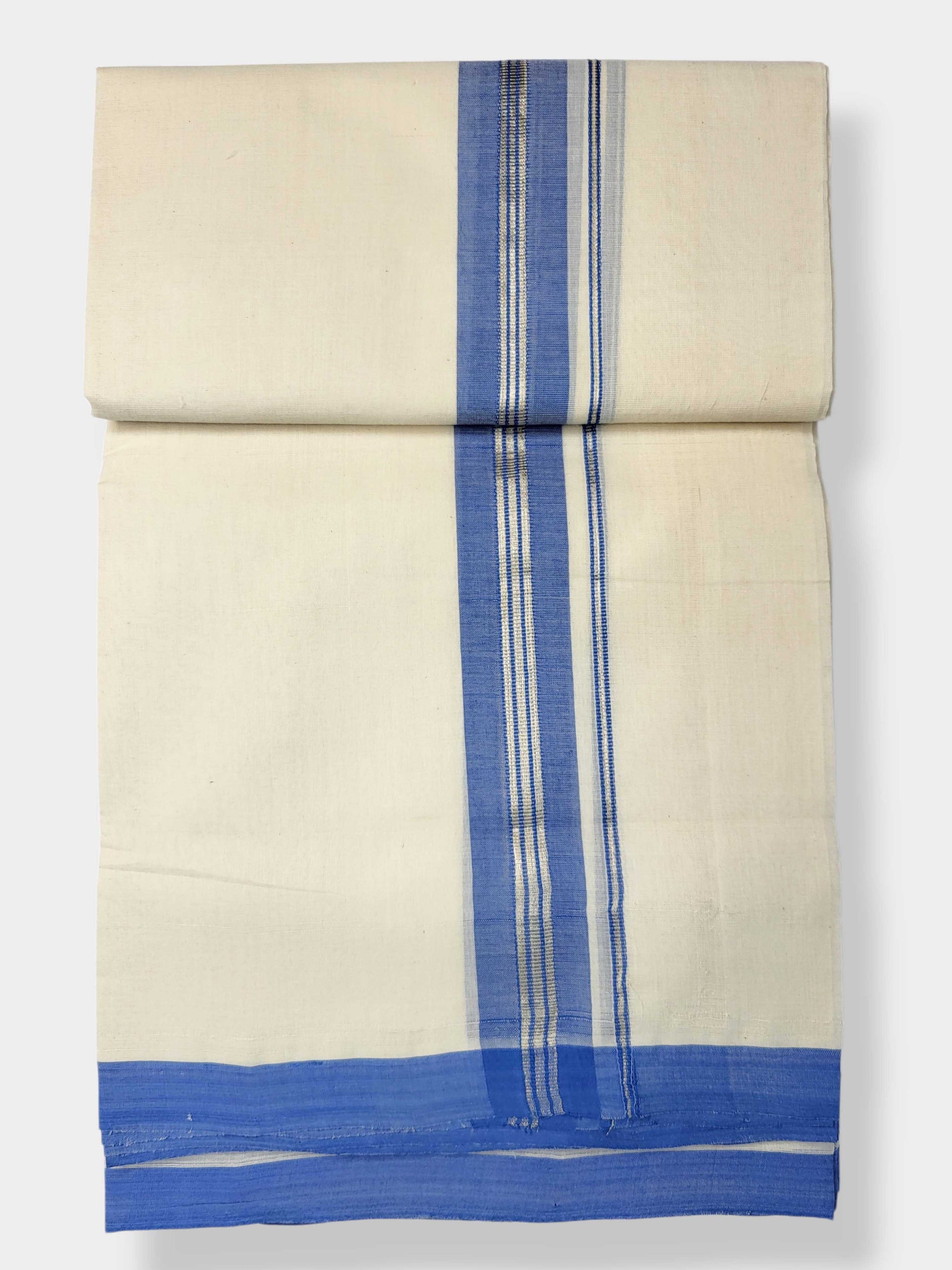 Kerala Balaramapuram Pure Cotton Handloom Mundu/Dhoti