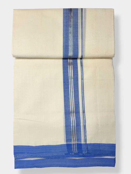 Kerala Balaramapuram Pure Cotton Handloom Mundu/Dhoti