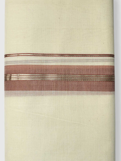 Kerala Balaramapuram Pure Cotton Handloom Mundu/Dhoti
