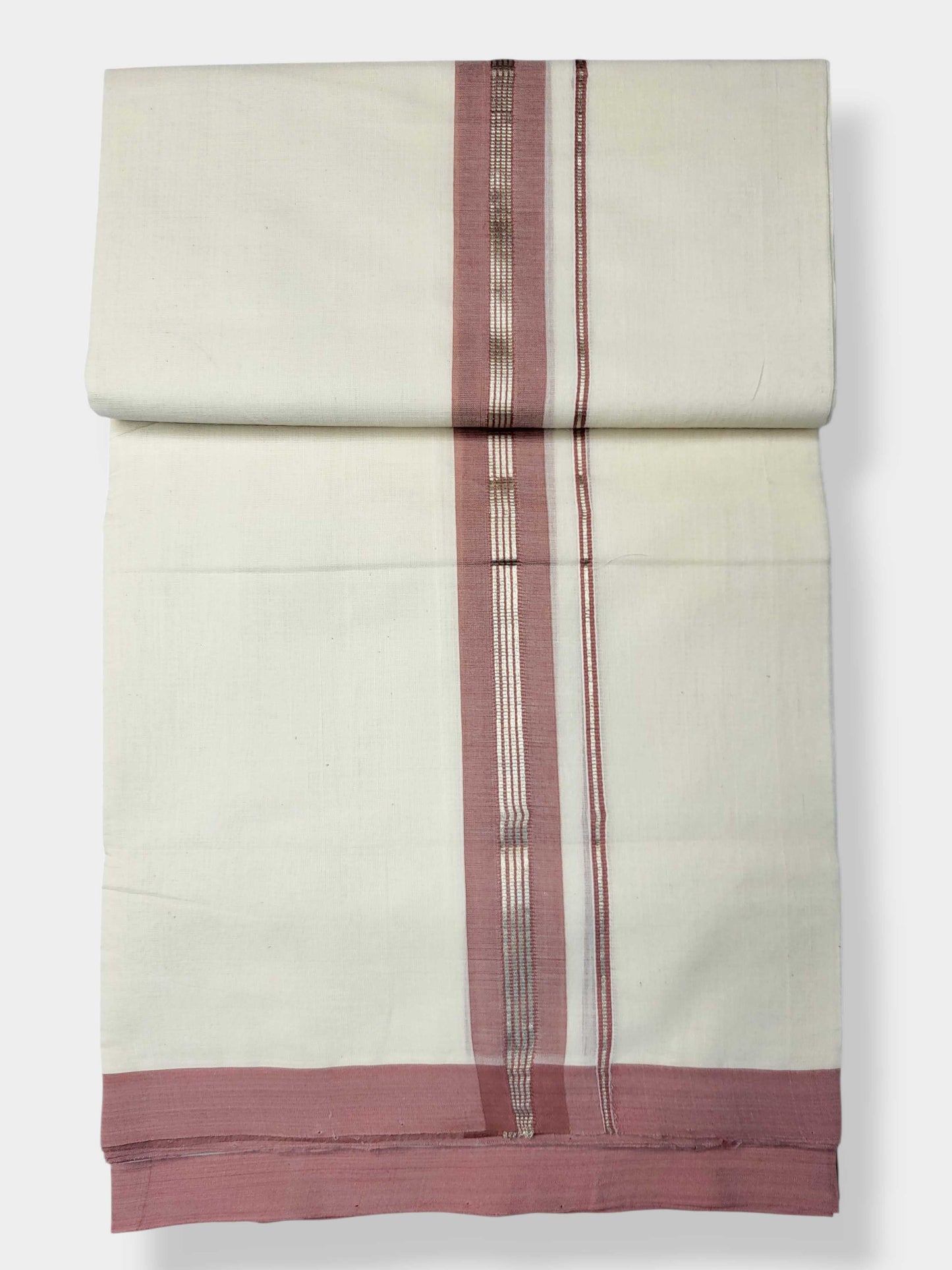 Kerala Balaramapuram Pure Cotton Handloom Mundu/Dhoti