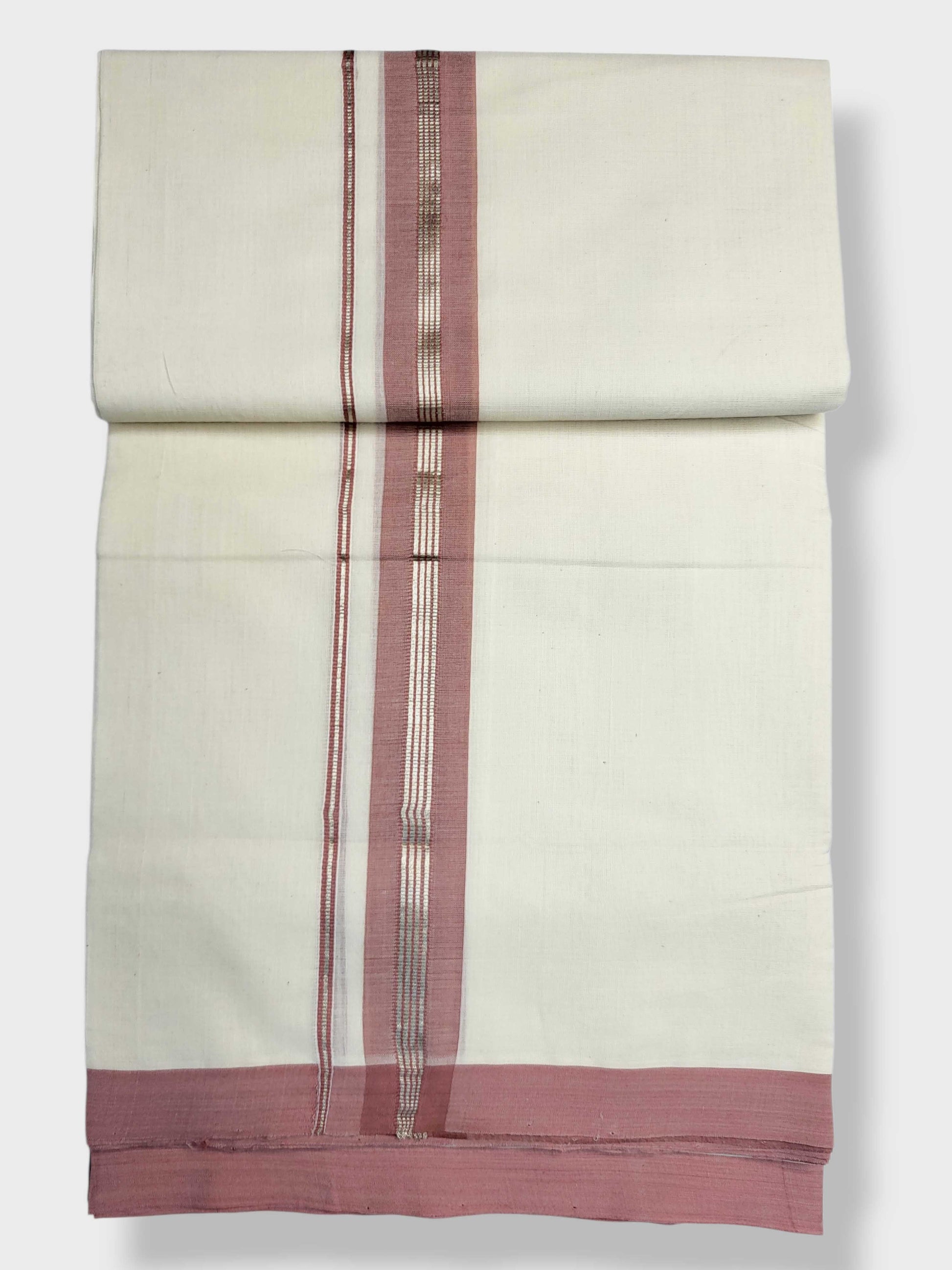 Kerala Balaramapuram Pure Cotton Handloom Mundu/Dhoti