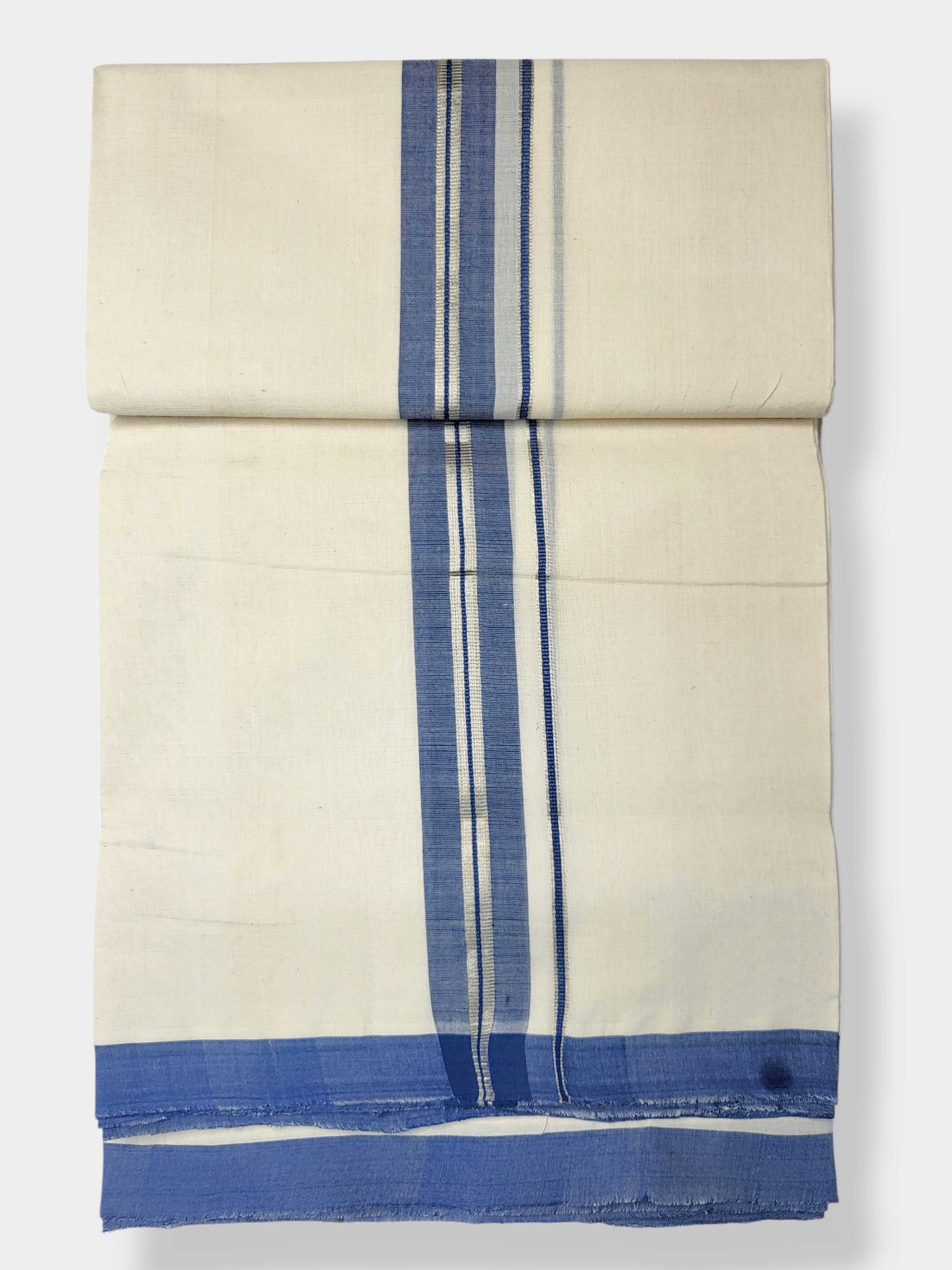 Kerala Balaramapuram Pure Cotton Handloom Mundu/Dhoti