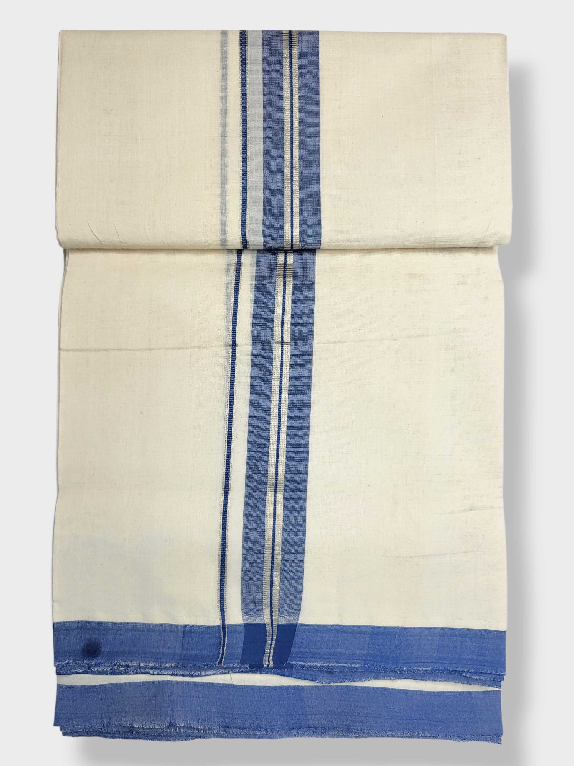 Kerala Balaramapuram Pure Cotton Handloom Mundu/Dhoti