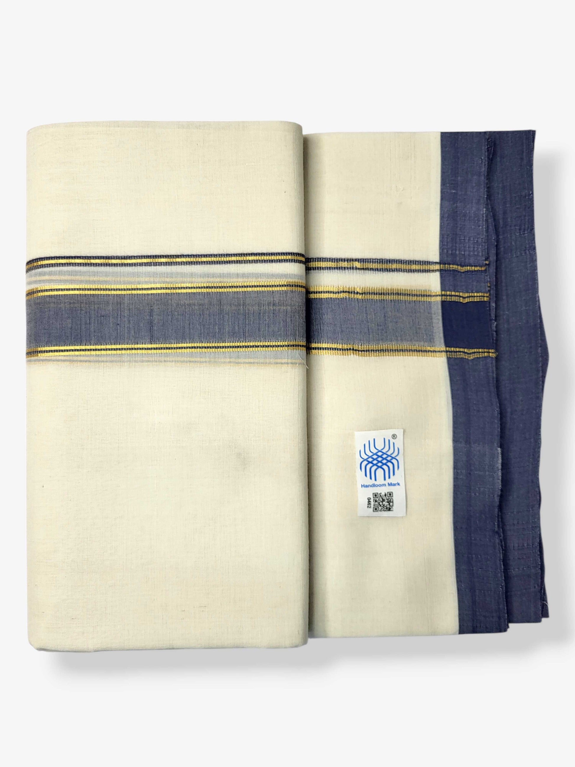 Kerala Balaramapuram Pure Cotton Handloom Mundu/Dhoti