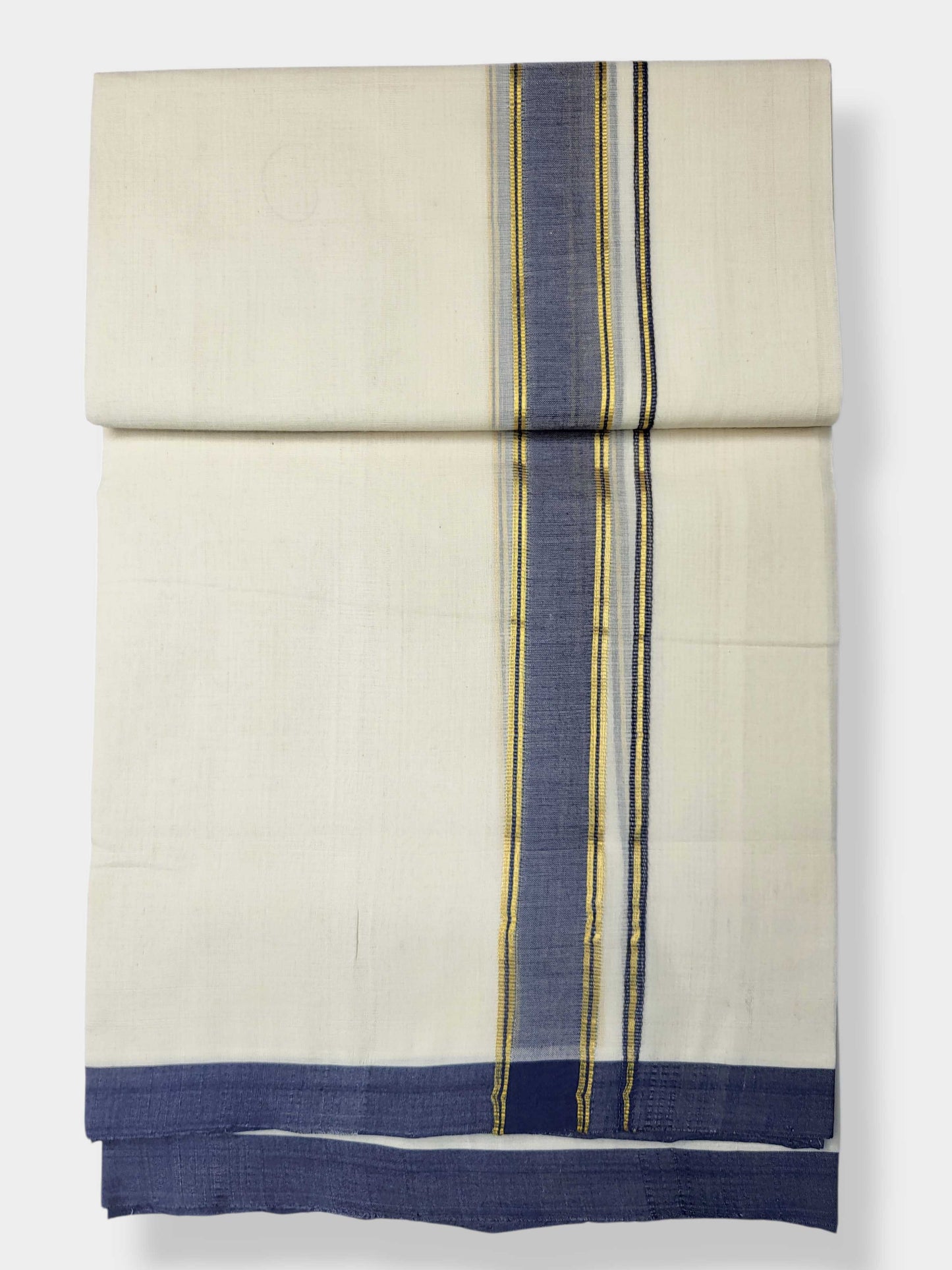 Kerala Balaramapuram Pure Cotton Handloom Mundu/Dhoti