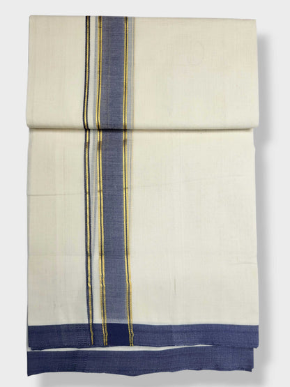 Kerala Balaramapuram Pure Cotton Handloom Mundu/Dhoti
