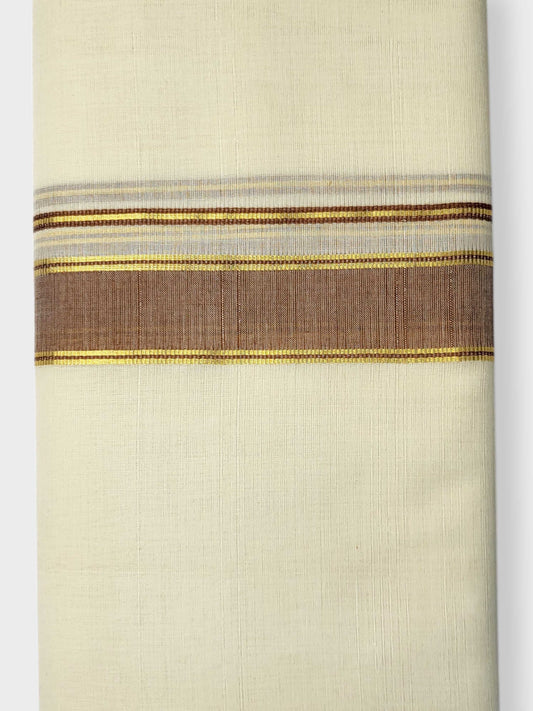 Kerala Balaramapuram Pure Cotton Handloom Mundu/Dhoti