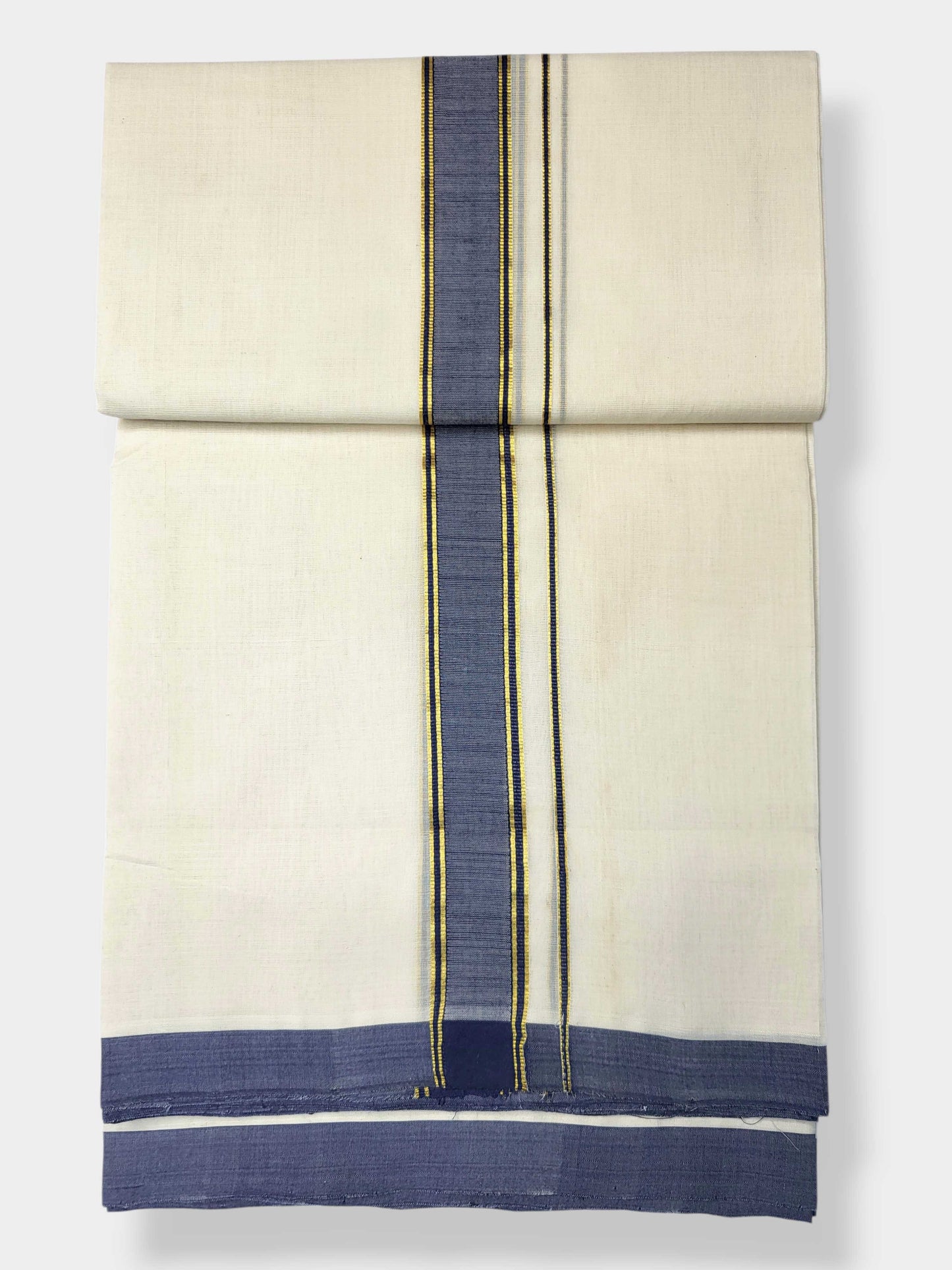 Kerala Balaramapuram Pure Cotton Handloom Mundu/Dhoti