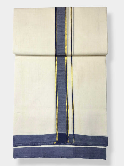 Kerala Balaramapuram Pure Cotton Handloom Mundu/Dhoti