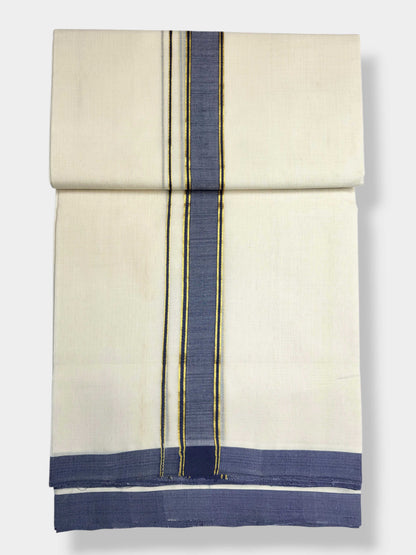 Kerala Balaramapuram Pure Cotton Handloom Mundu/Dhoti