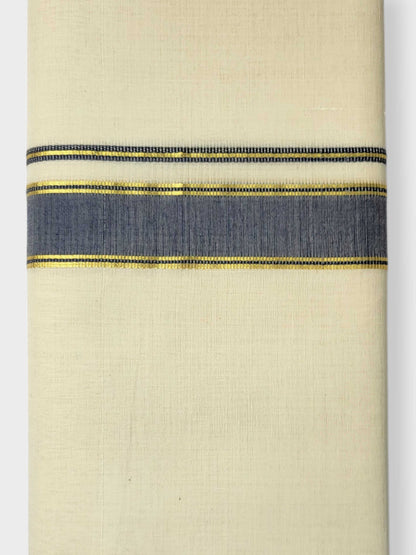 Kerala Balaramapuram Pure Cotton Handloom Mundu/Dhoti