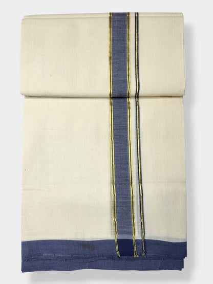 Kerala Balaramapuram Pure Cotton Handloom Mundu/Dhoti