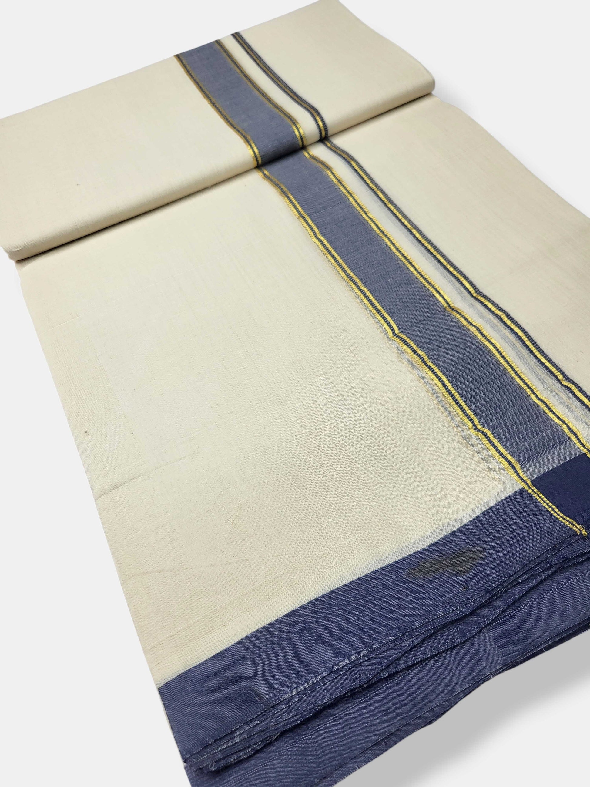 Kerala Balaramapuram Pure Cotton Handloom Mundu/Dhoti