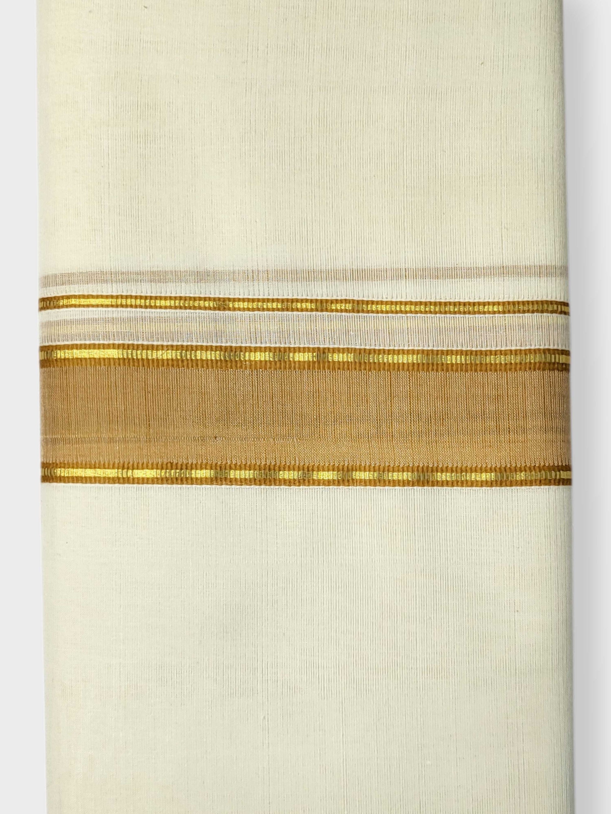 Kerala Balaramapuram Pure Cotton Handloom Mundu/Dhoti