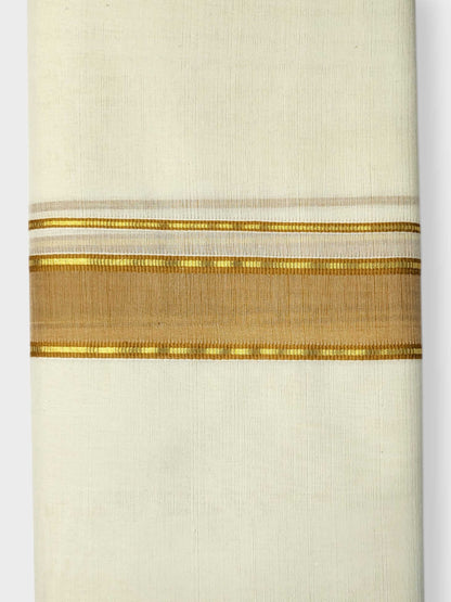 Kerala Balaramapuram Pure Cotton Handloom Mundu/Dhoti