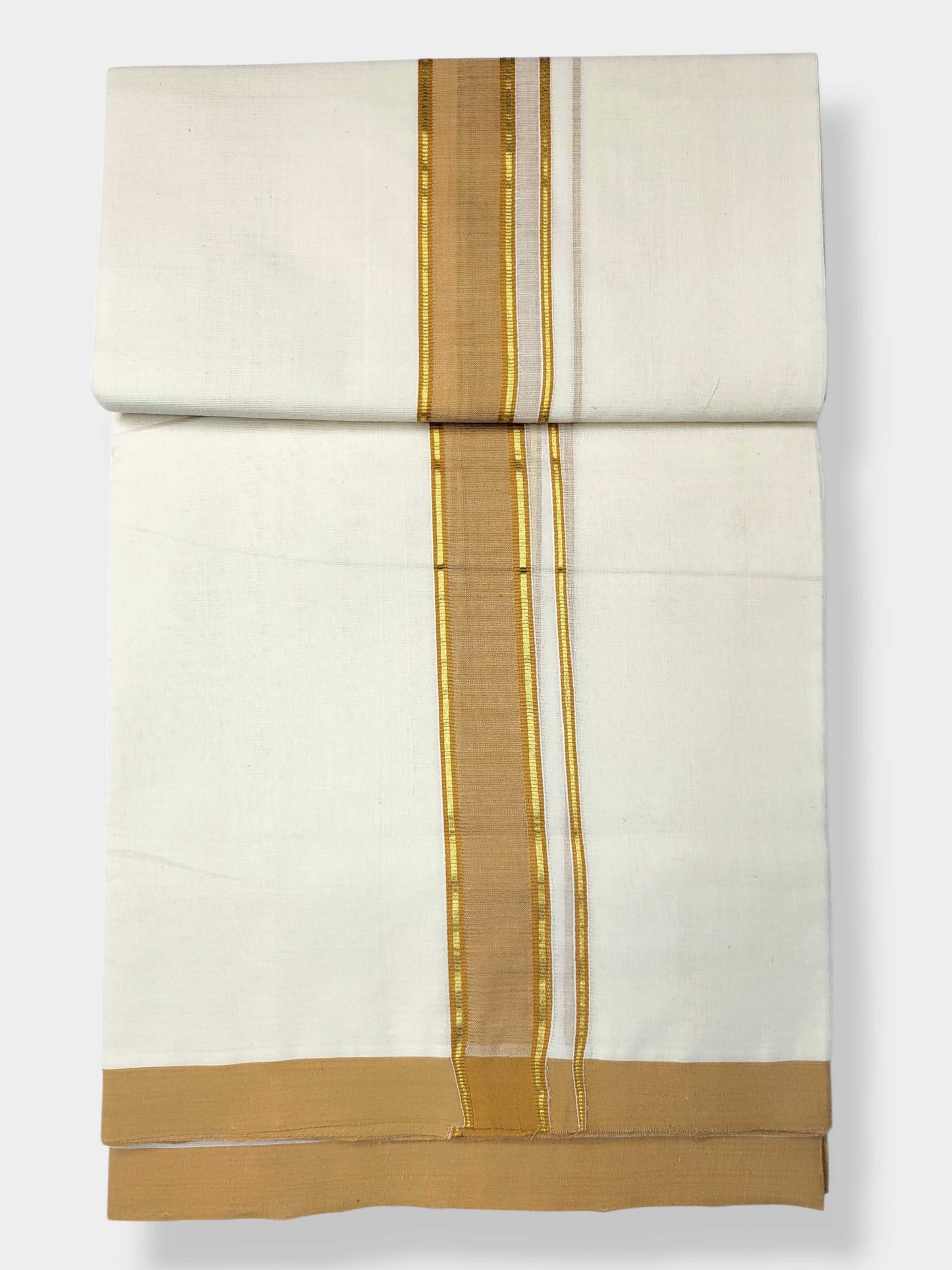 Kerala Balaramapuram Pure Cotton Handloom Mundu/Dhoti