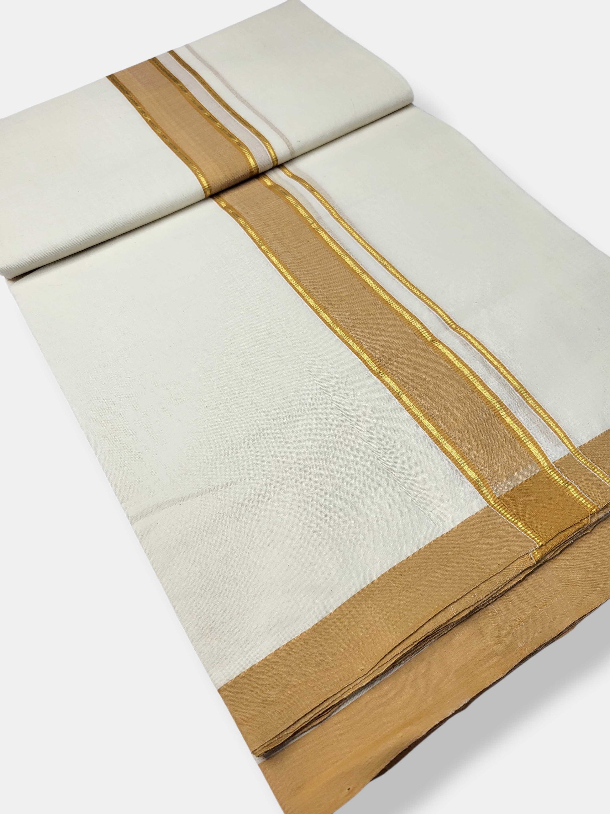 Kerala Balaramapuram Pure Cotton Handloom Mundu/Dhoti