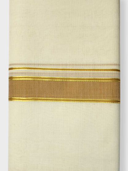 Kerala Balaramapuram Pure Cotton Handloom Mundu/Dhoti