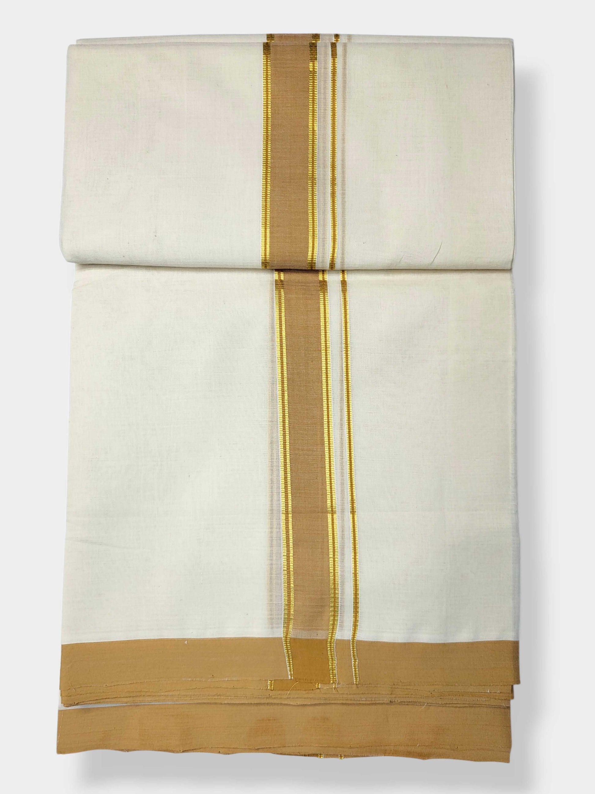 Kerala Balaramapuram Pure Cotton Handloom Mundu/Dhoti