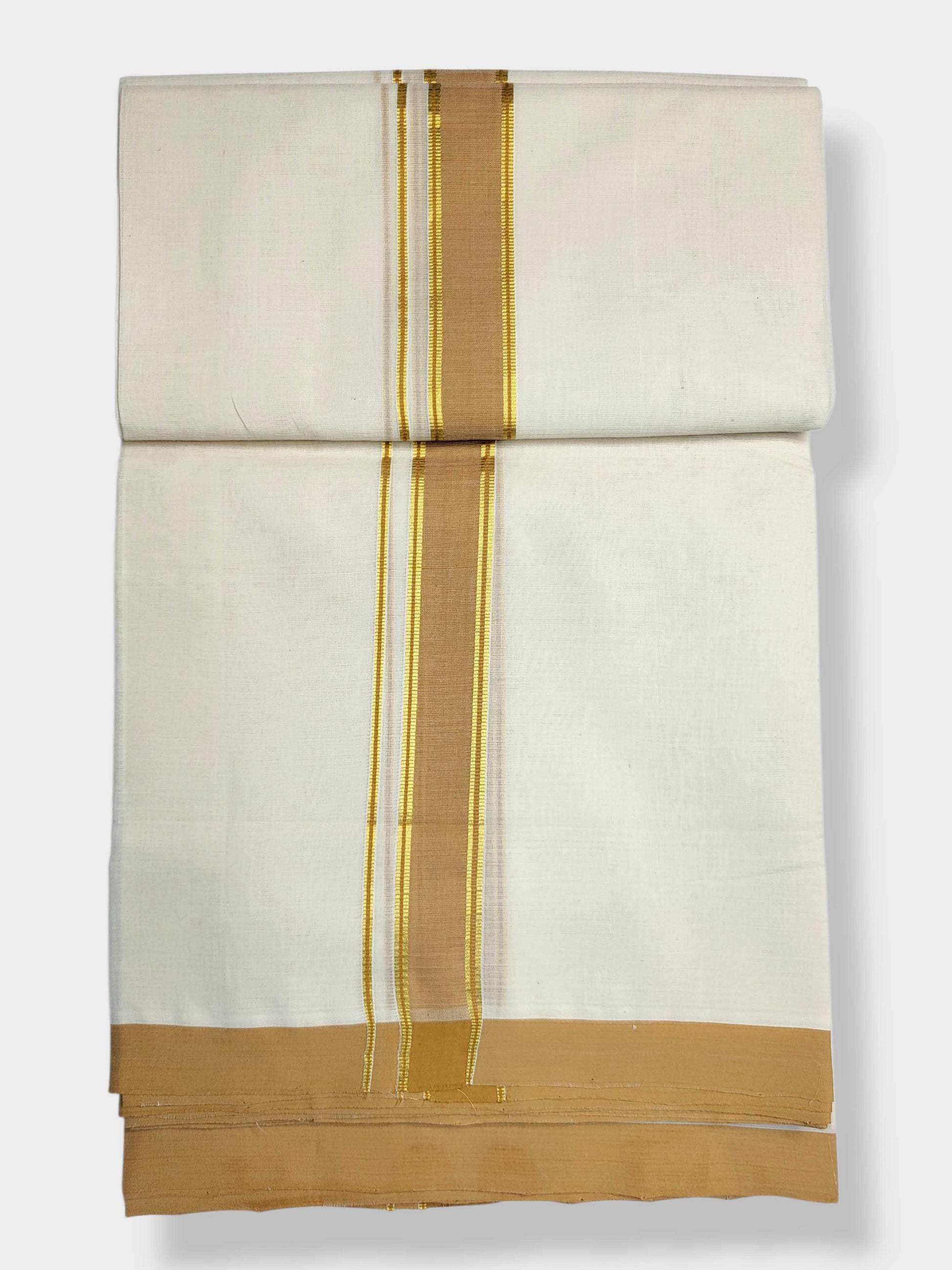 Kerala Balaramapuram Pure Cotton Handloom Mundu/Dhoti