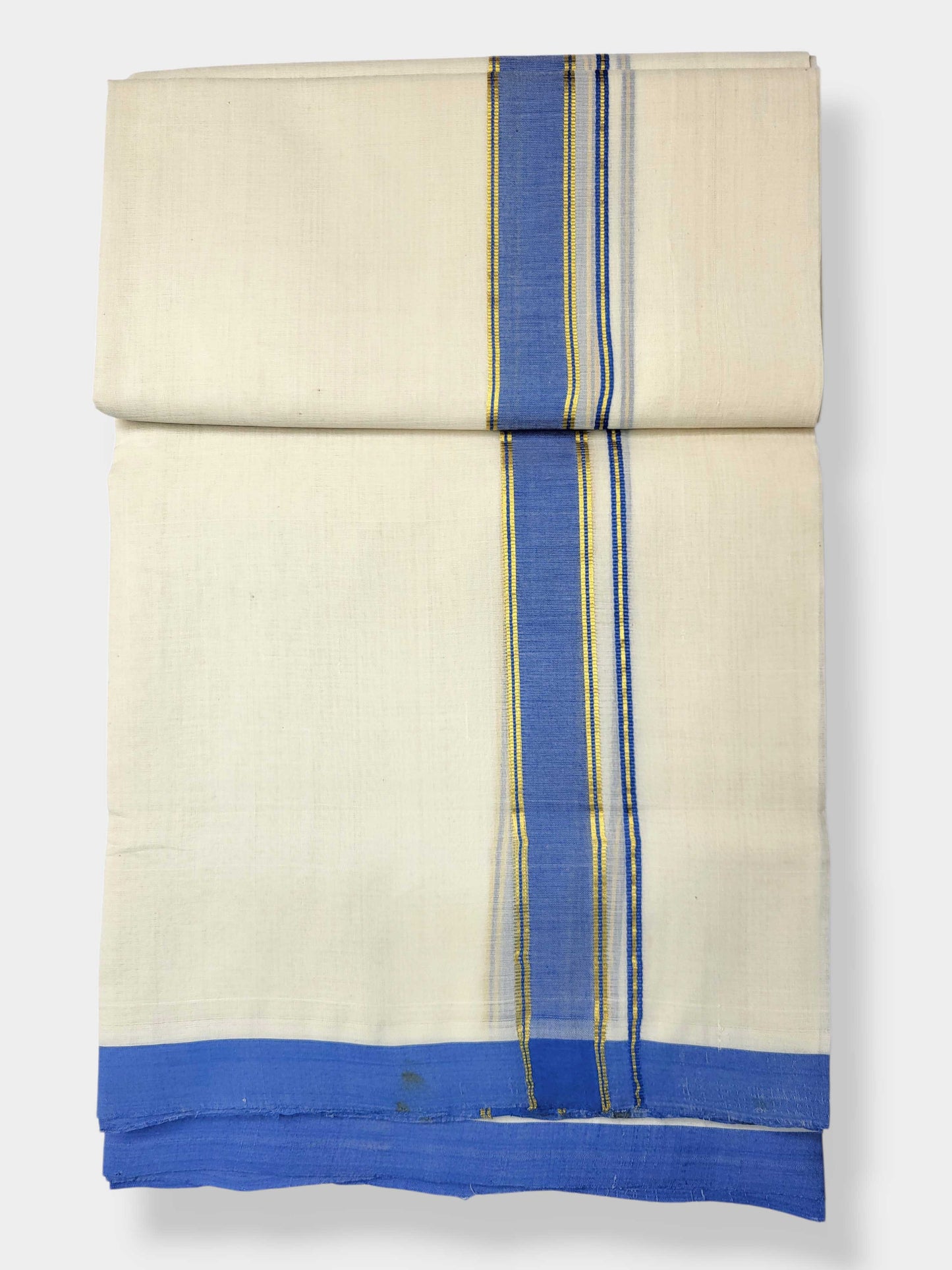 Kerala Balaramapuram Pure Cotton Handloom Mundu/Dhoti