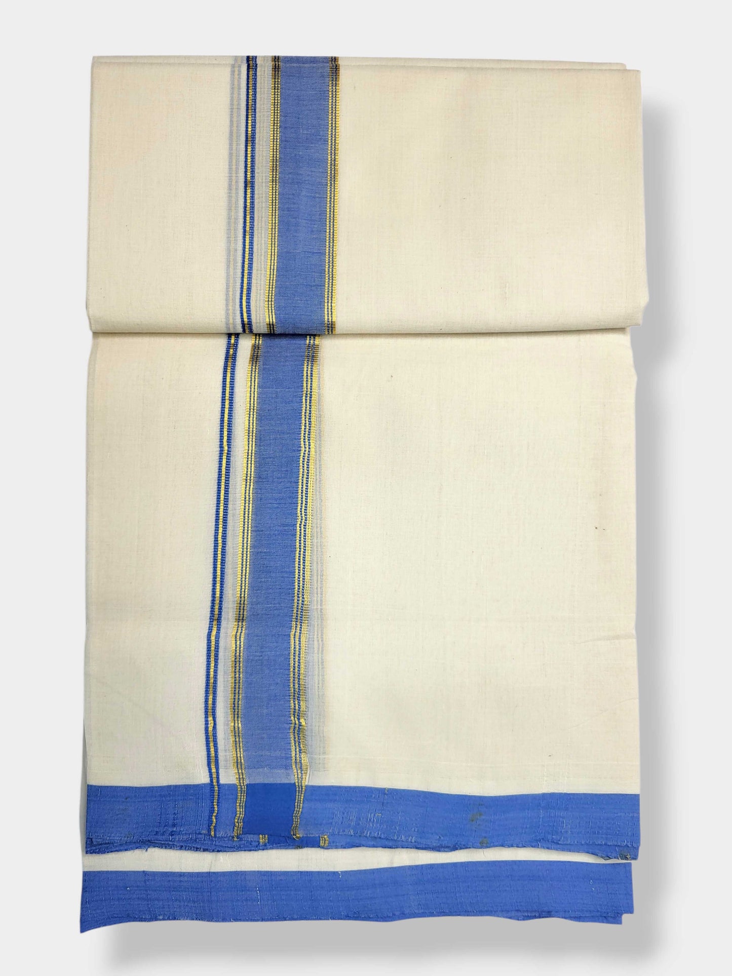 Kerala Balaramapuram Pure Cotton Handloom Mundu/Dhoti