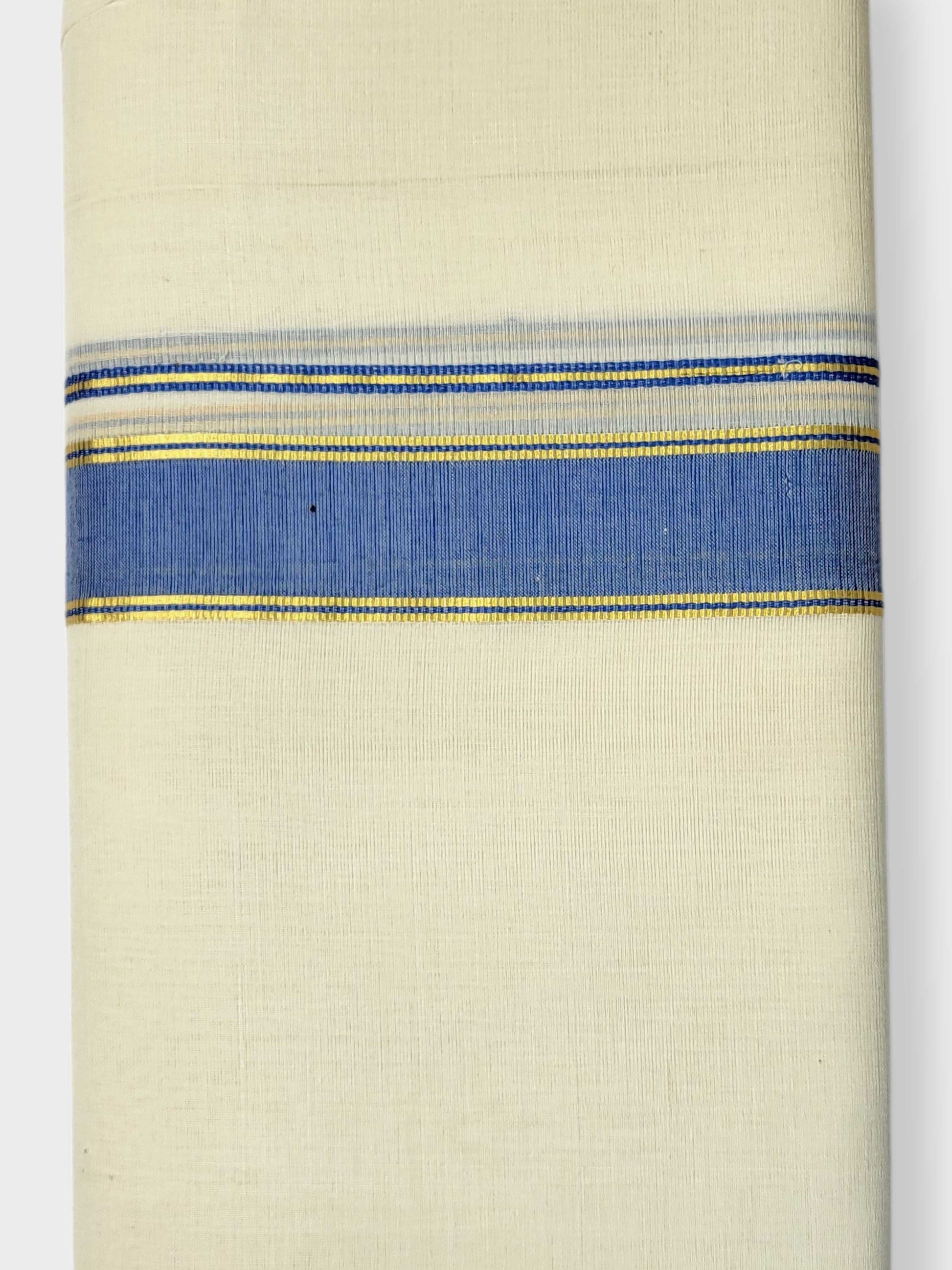 Kerala Balaramapuram Pure Cotton Handloom Mundu/Dhoti