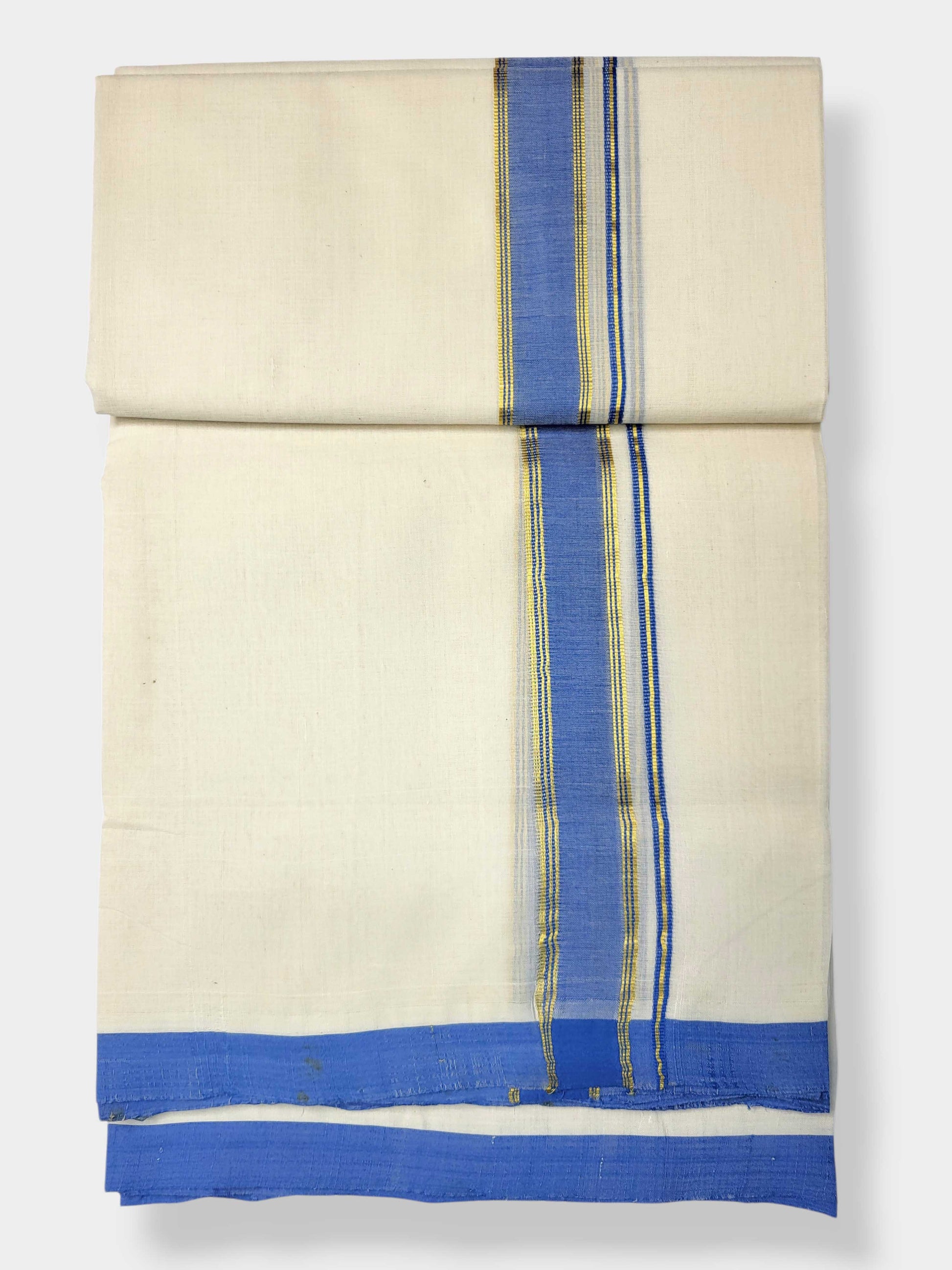 Kerala Balaramapuram Pure Cotton Handloom Mundu/Dhoti