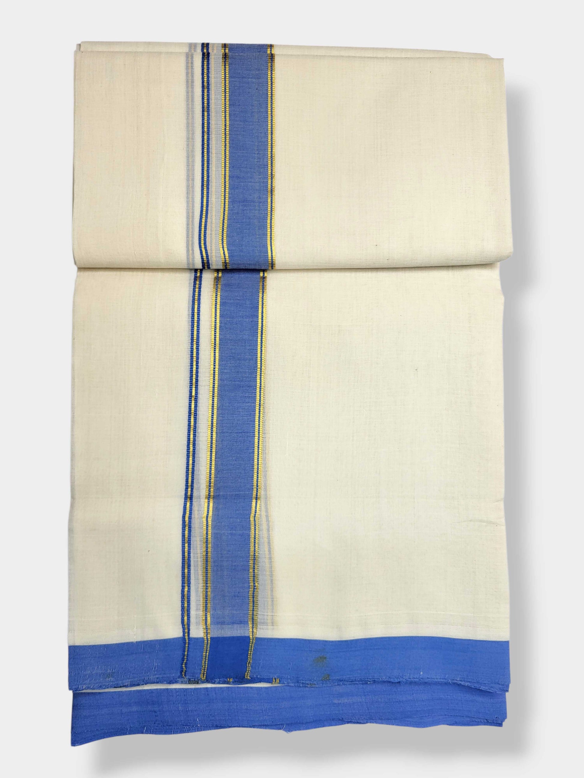 Kerala Balaramapuram Pure Cotton Handloom Mundu/Dhoti