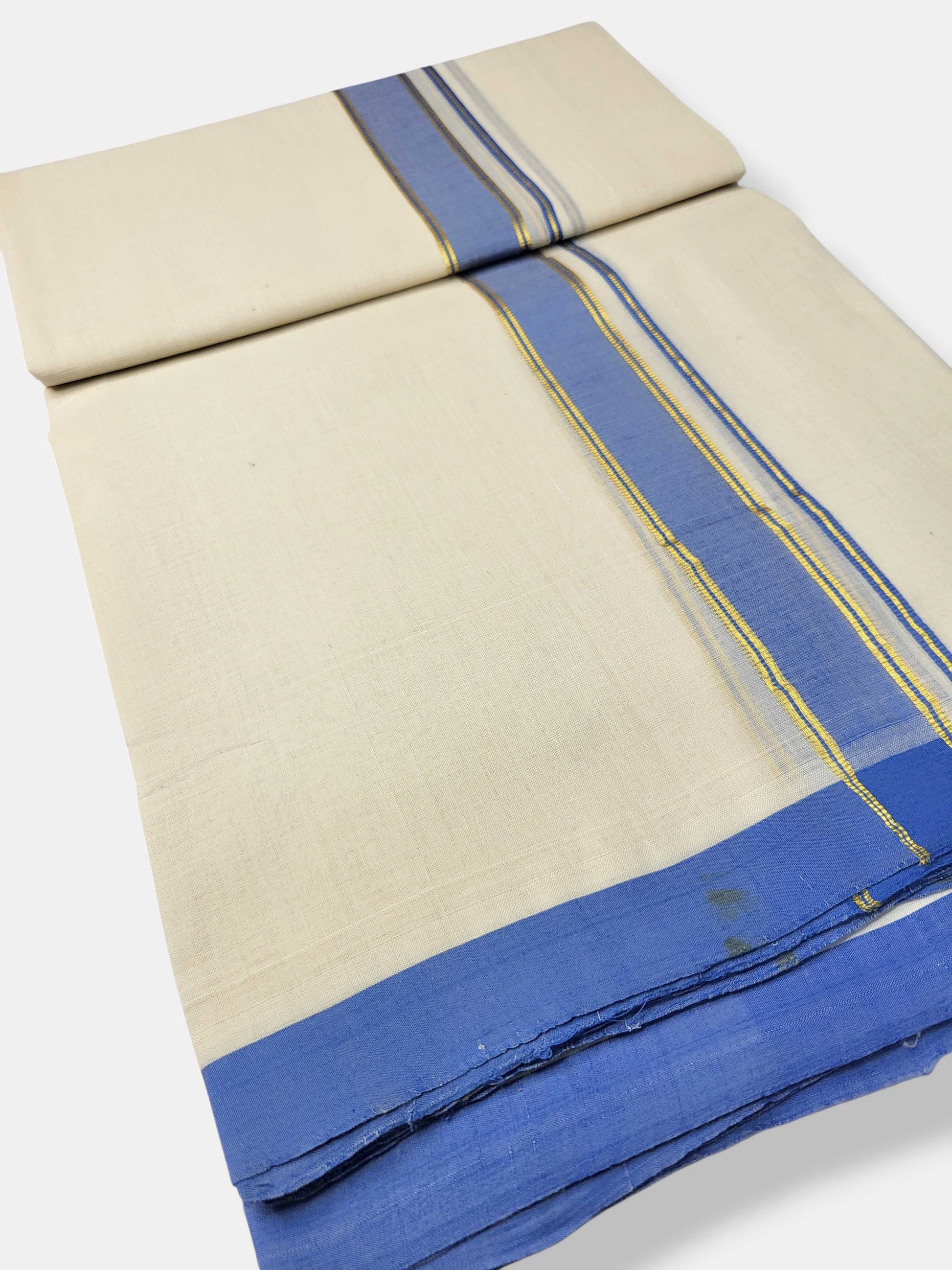 Kerala Balaramapuram Pure Cotton Handloom Mundu/Dhoti