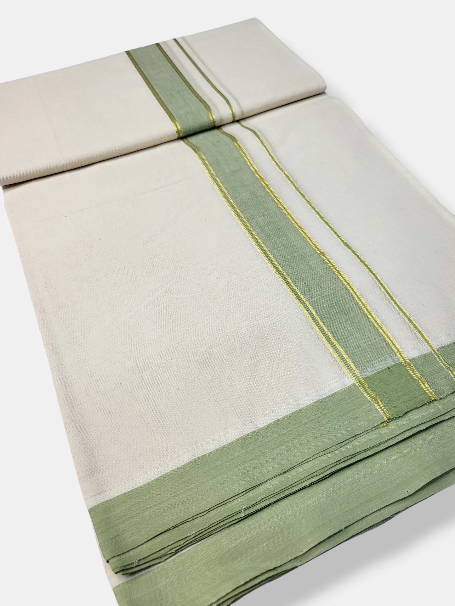 Kerala Balaramapuram Pure Cotton Handloom Mundu/Dhoti