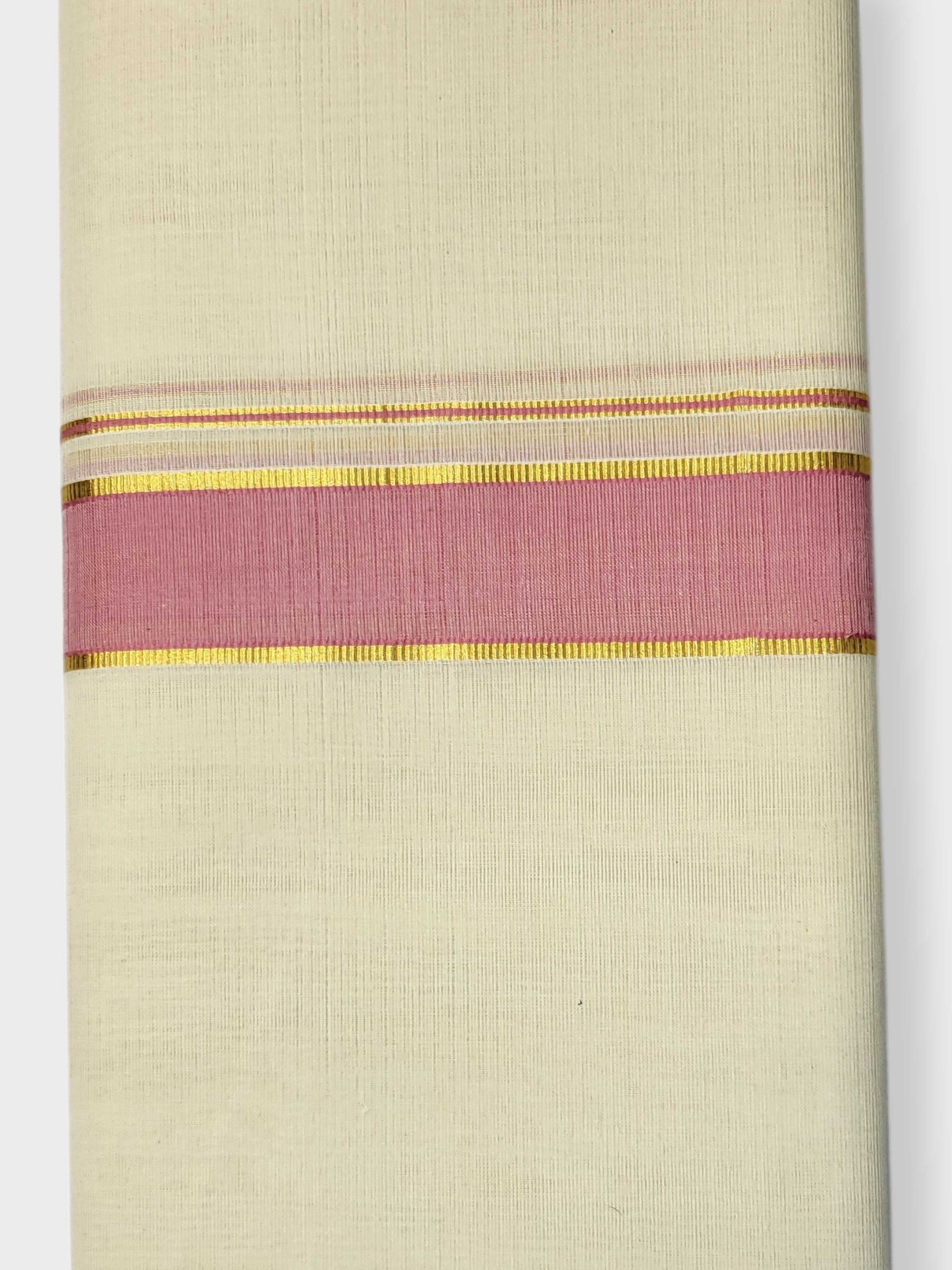 Kerala Balaramapuram Pure Cotton Handloom Mundu/Dhoti