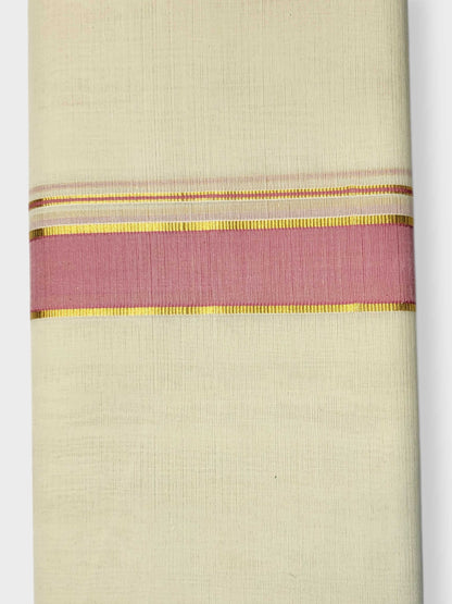 Kerala Balaramapuram Pure Cotton Handloom Mundu/Dhoti