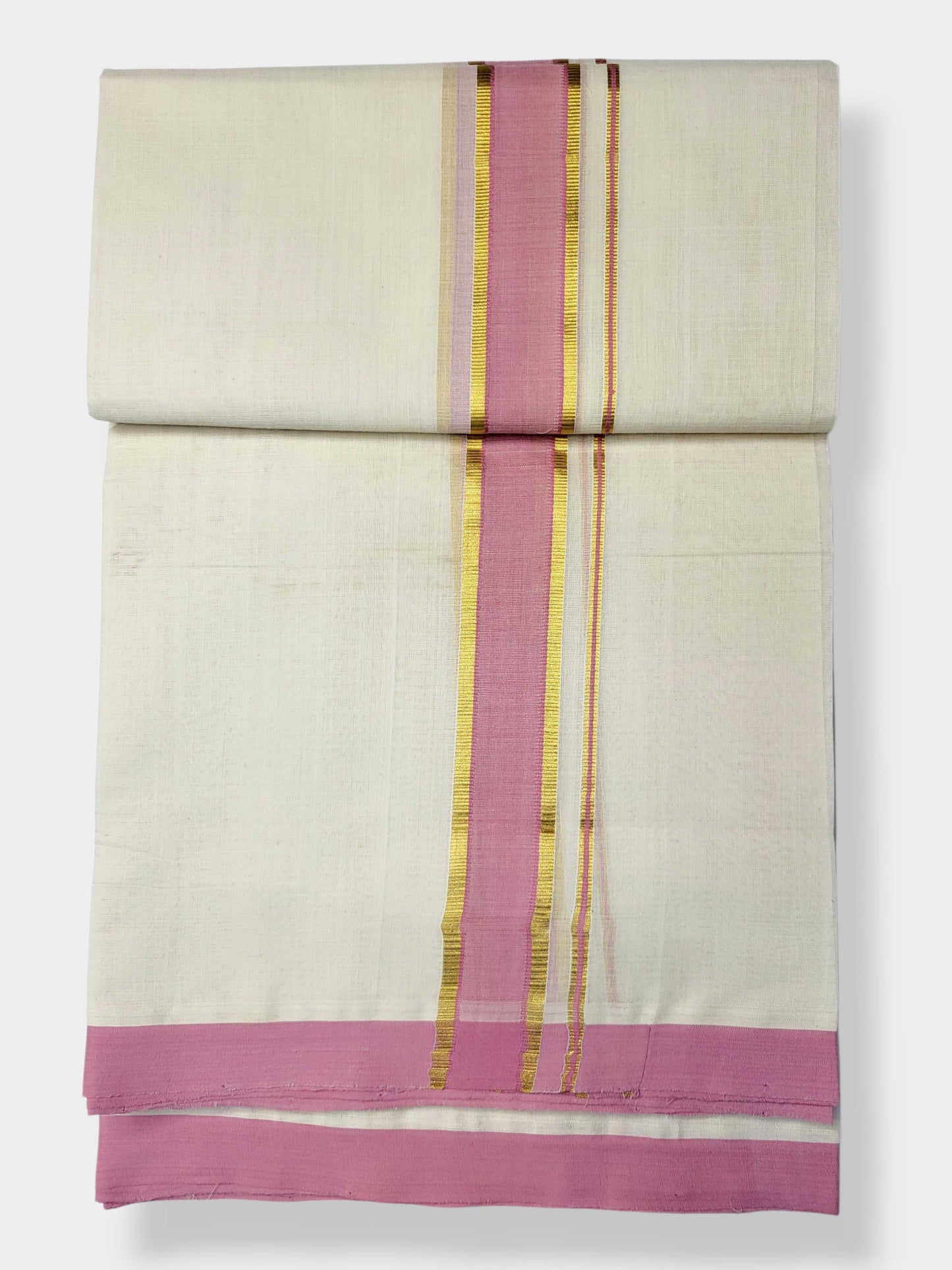 Kerala Balaramapuram Pure Cotton Handloom Mundu/Dhoti