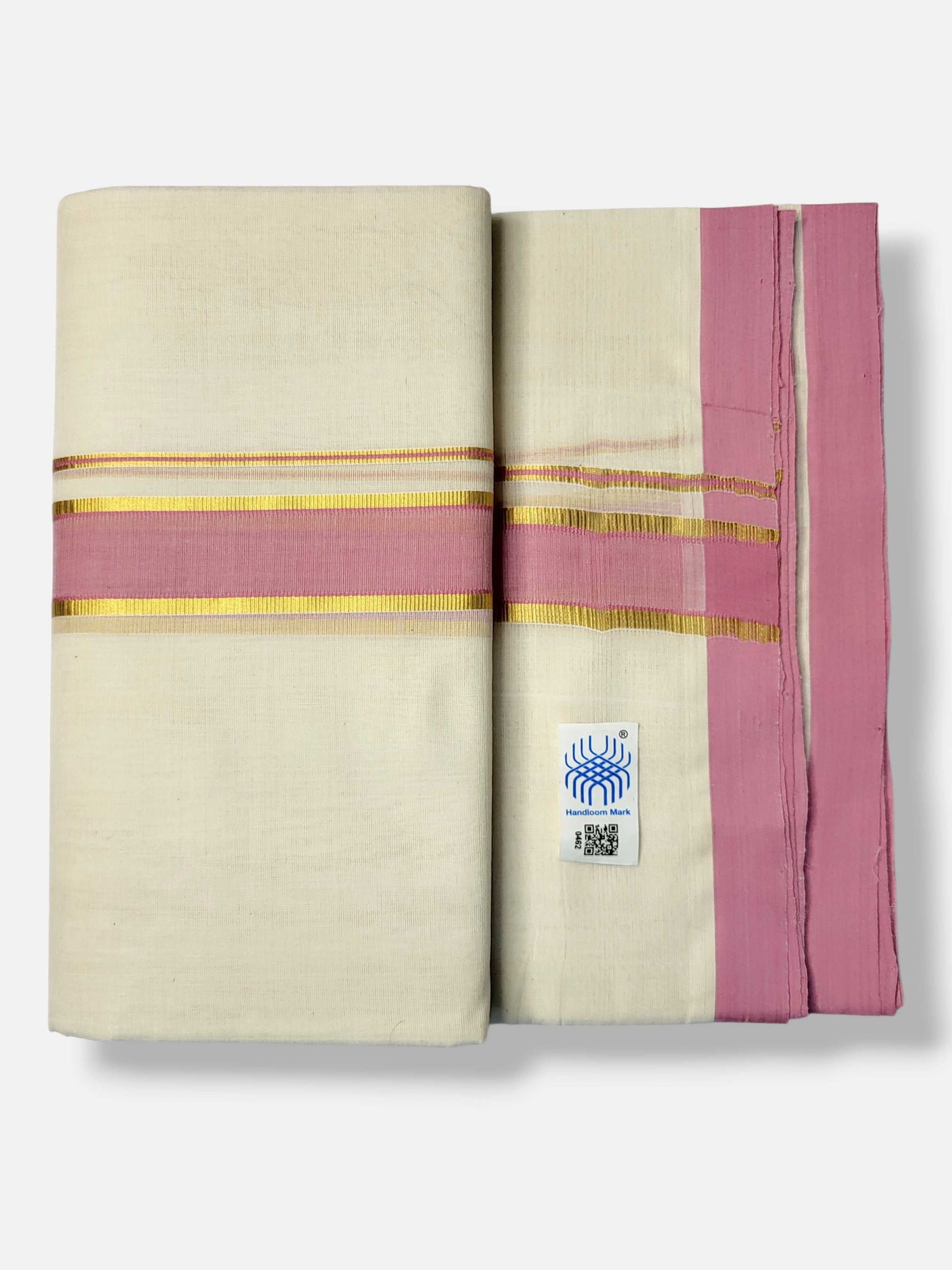 Kerala Balaramapuram Pure Cotton Handloom Mundu/Dhoti