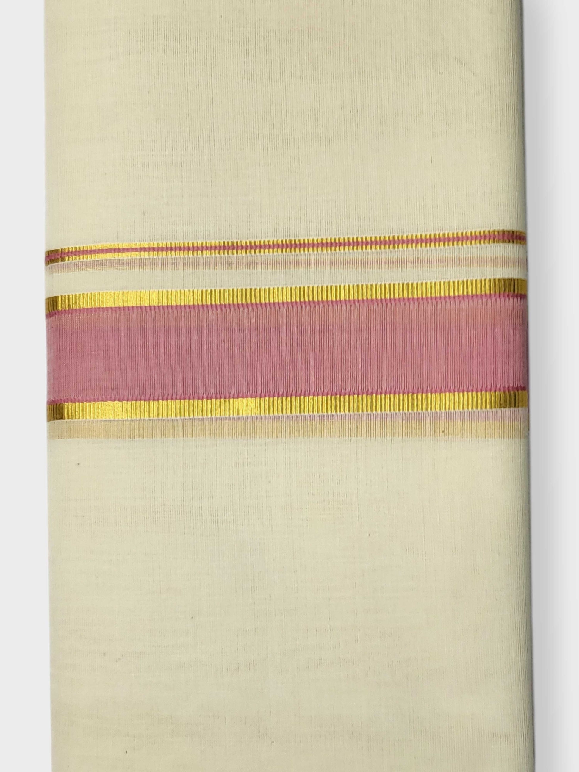 Kerala Balaramapuram Pure Cotton Handloom Mundu/Dhoti