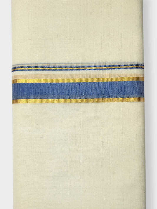 Kerala Balaramapuram Pure Cotton Handloom Mundu/Dhoti