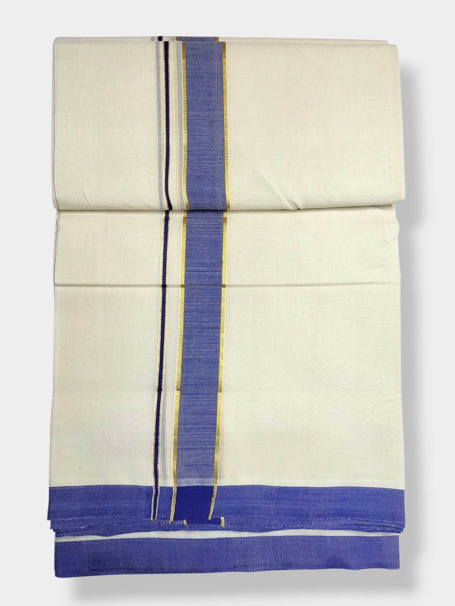 Kerala Balaramapuram Pure Cotton Handloom Mundu/Dhoti