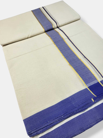 Kerala Balaramapuram Pure Cotton Handloom Mundu/Dhoti
